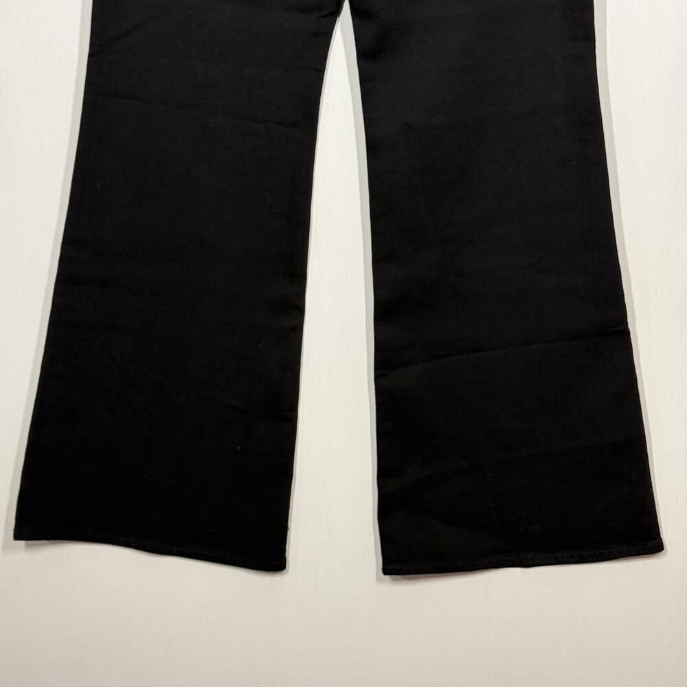J Crew Flare High Rise Jeans NWT 30 Black Denim Semi-Stretch Business Office - Picture 5 of 11